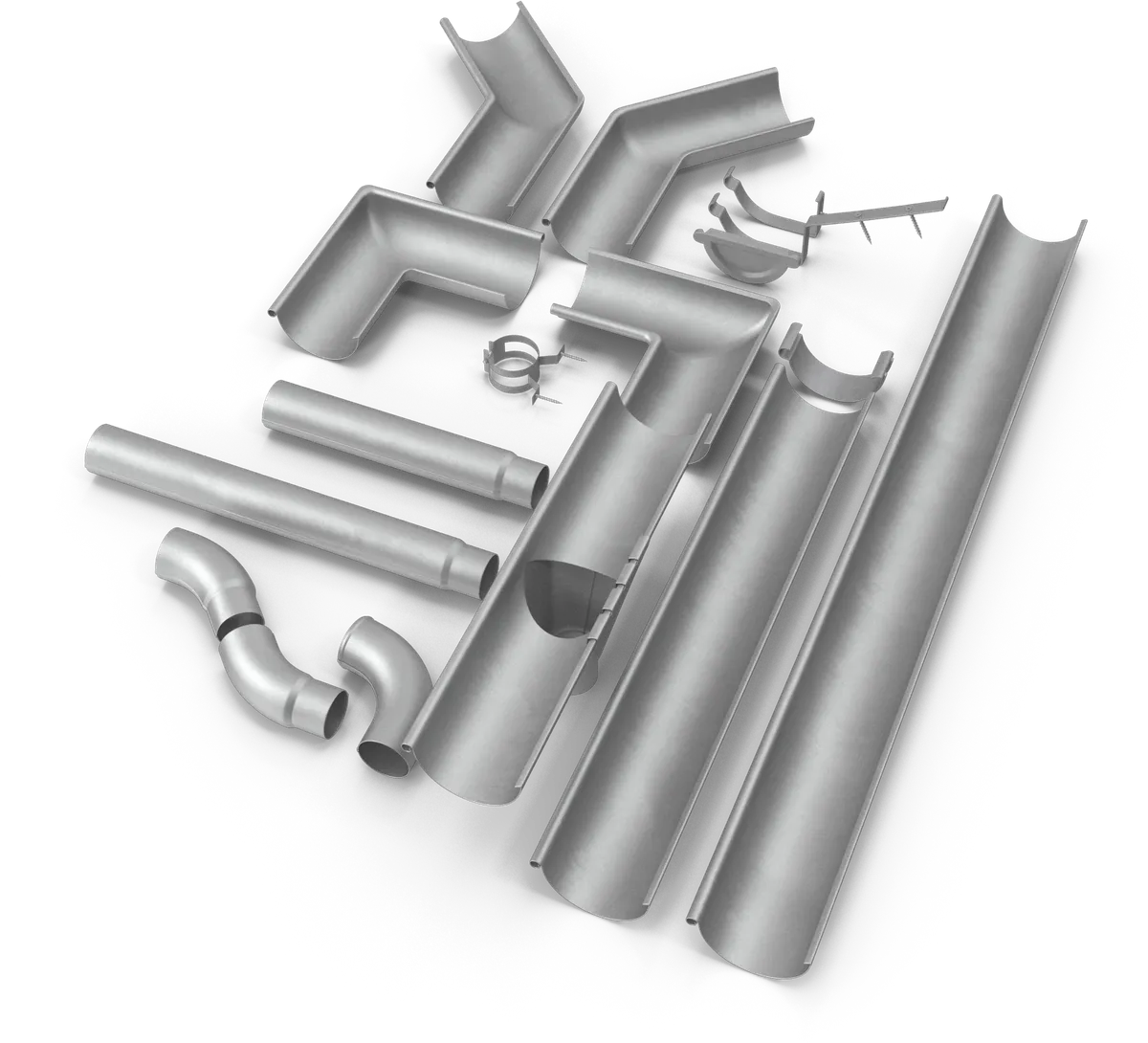 A 3D gutter - products supplied by Freriks Werken